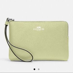 Coach leather coin purse